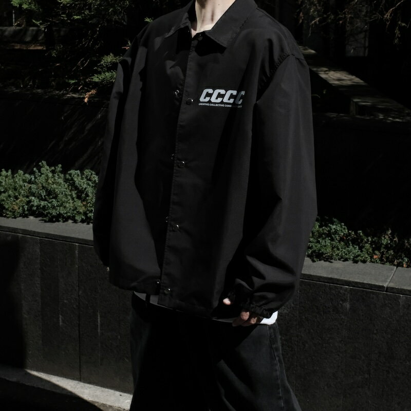 WILLY CHAVARRIA / CCCC COACH JACKET WILLY BLACK 24SS 送料無料当店通常価格：48,400円(税込)