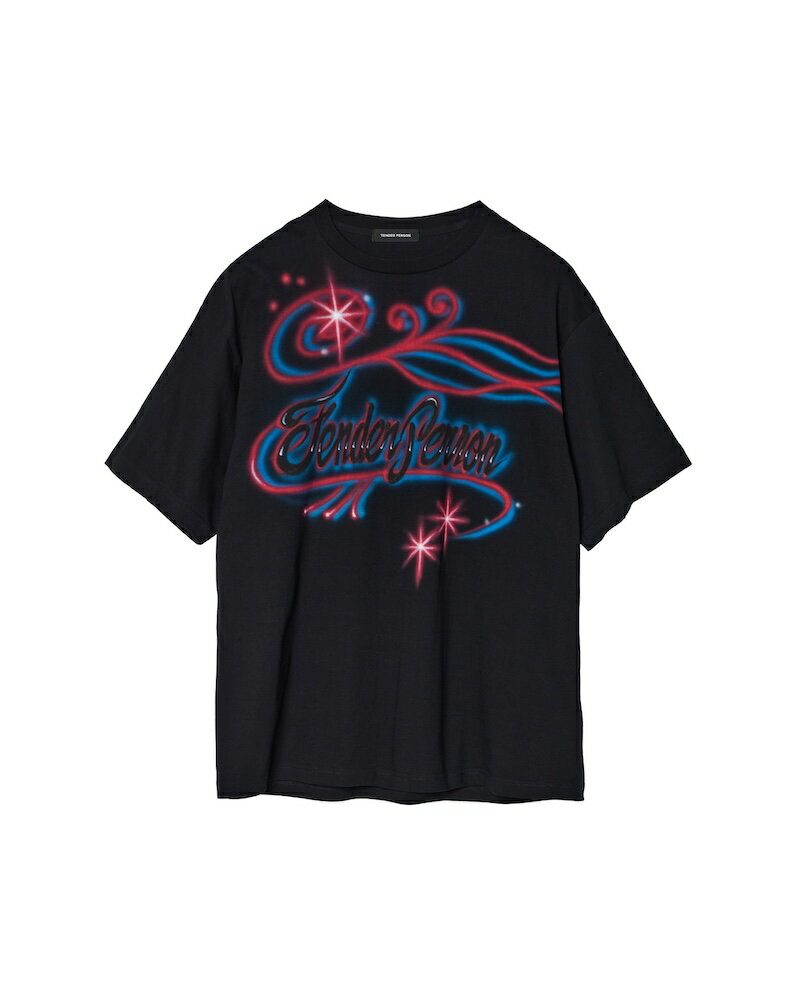 乐天商城 - TENDER PERSON / AIRBRUSHED TEE BLACK 26SS