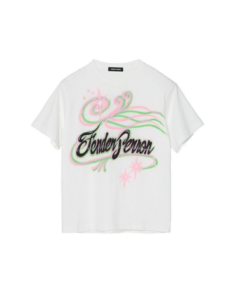 乐天商城 - TENDER PERSON / AIRBRUSHED TEE WHITE 26SS