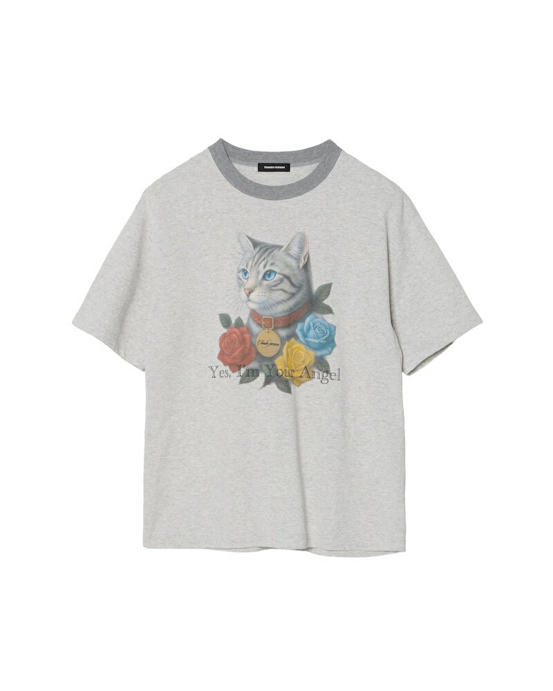 乐天商城 - TENDER PERSON / AMERICAN SHORTHAIR TEE GREY 26SS