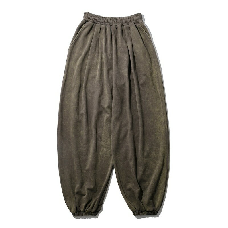 【倉庫在庫】INTODUSK / GATHER DRAWSTRING SWEAT PANT BROWN MIST 24AW FW 送料無料