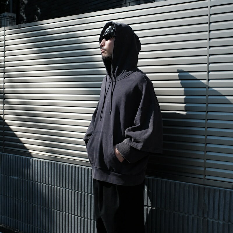 乐天商城 - 【倉庫在庫】INTODUSK / SWAMP HOODIE BLACK MIST 24AW FW 送料無料