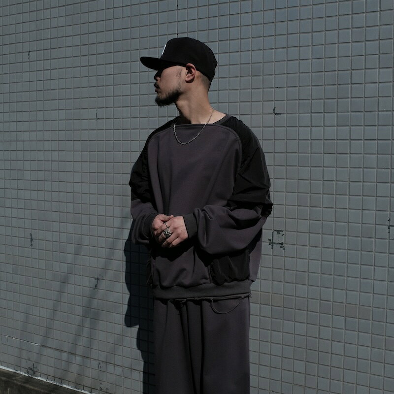 INTODUSK / SWITCHING SWEAT SOLID GRAY 25SS 送料無料