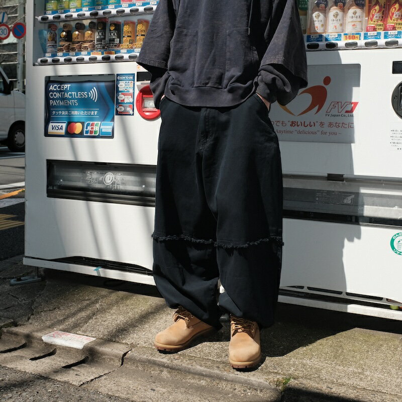 乐天商城 - 【倉庫在庫】INTODUSK / TRIPLE KNEE TROUSERS WASHED MIDNIGHT NAVY ORGANIC 25SS 送料無料