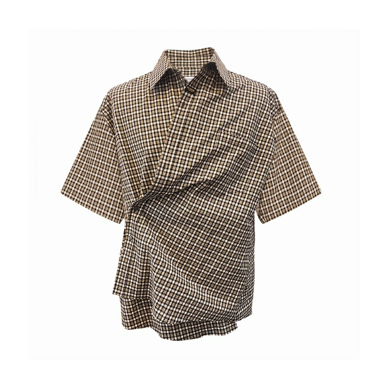 乐天商城 - Martine Rose / SS BOXY WRAP SHIRT BLACK GREEN 26SS
