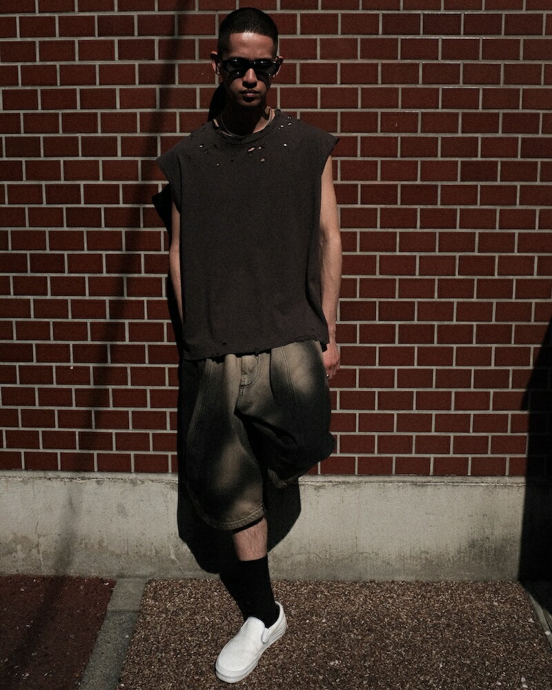 乐天商城 - LU'U DAN / PUFFA SHORTS DEEP STAIN 26SS