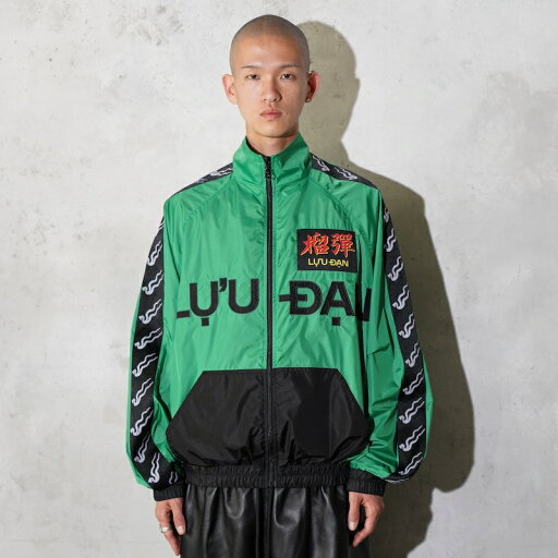 LU'U DAN / WINDBREAKER L-D RACING GREEN 25AW 送料無料 LU'U DAN / WINDBREAKER L-D RACING GREEN 25AW 送料無料
