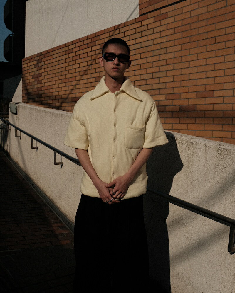 乐天商城 - LU'U DAN / WADDED SHIFT SHIRT SPOILED MILK 26SS