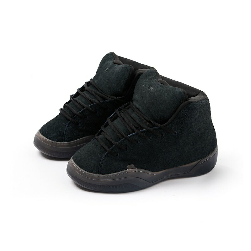 乐天商城 - ERL / UNISEX SUEDE MID VAMP SNEAKERS BLACK 26SS
