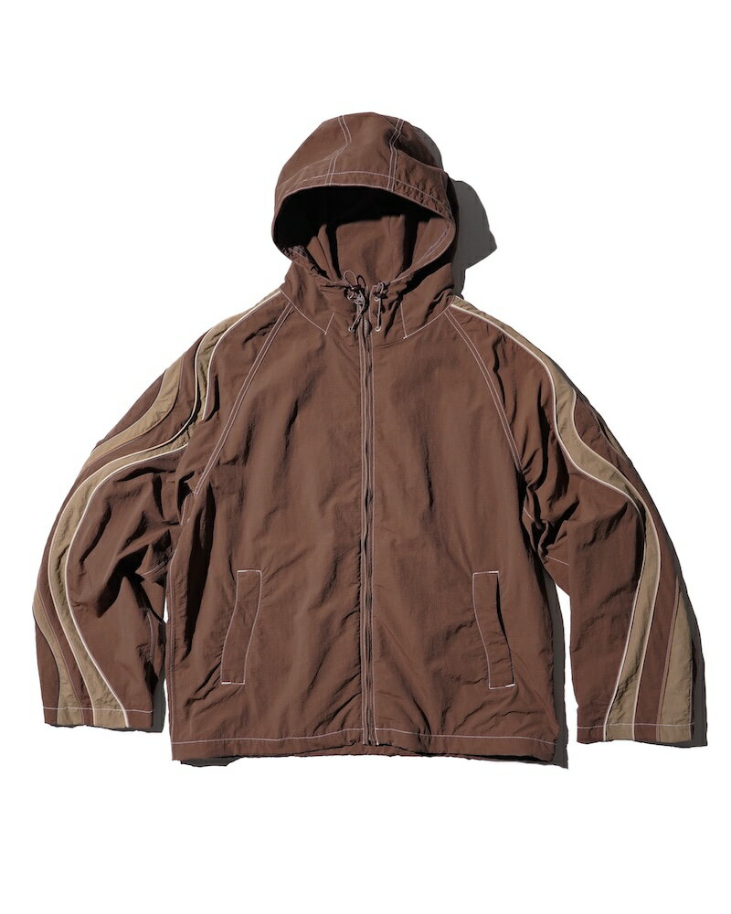 乐天商城 - ERL / UNISEX UFO TRACK JACKET WOVEN BROWN 26ss