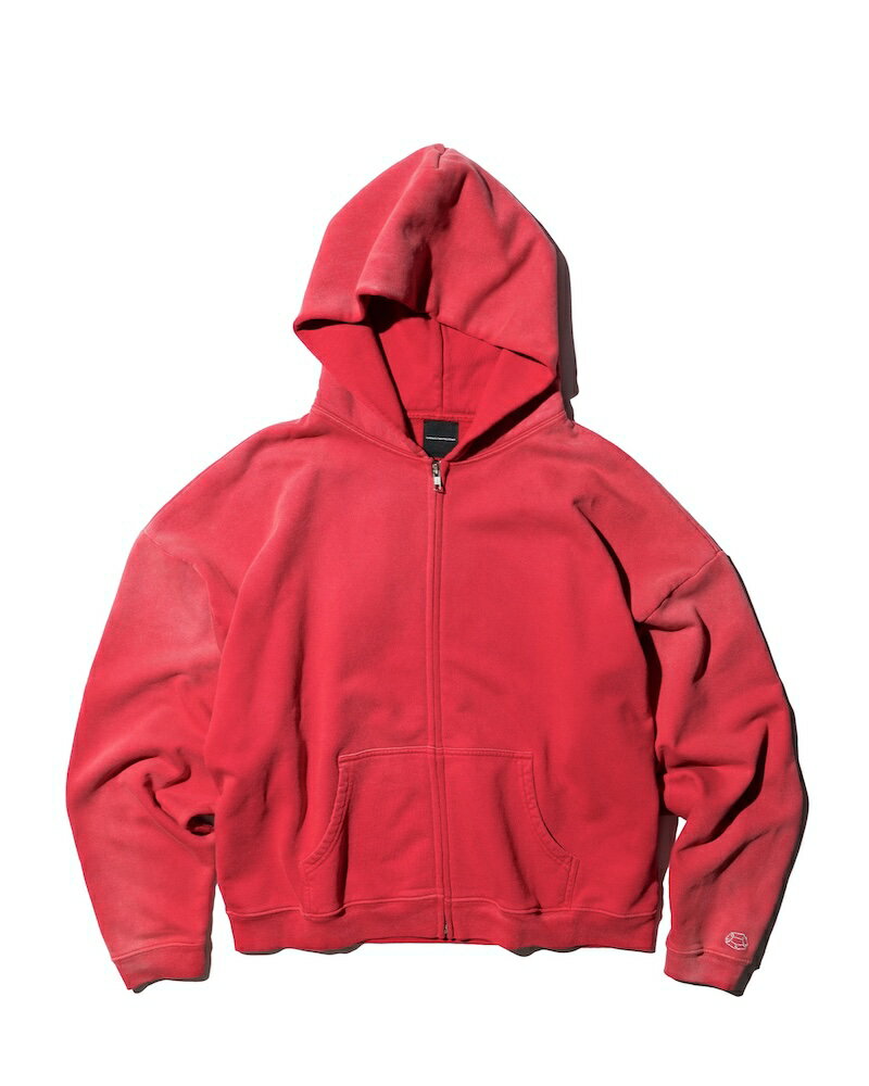 乐天商城 - CCTB ORIGINAL / CROP ZIP HOODIE FADED RED 26SS