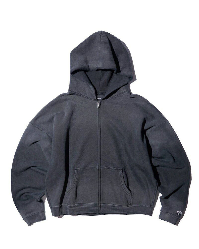 乐天商城 - CCTB ORIGINAL / CROP ZIP HOODIE FADED BLACK 26SS