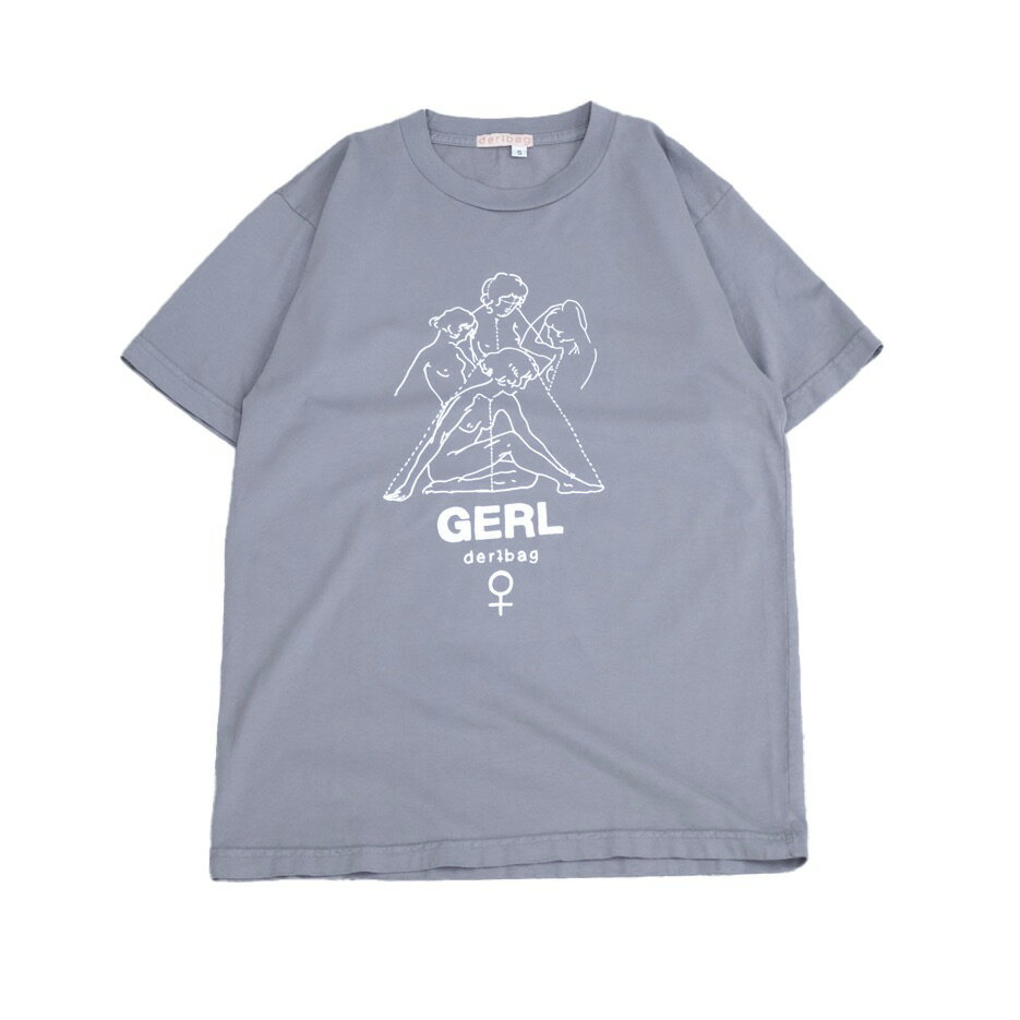DERTBAG ダートバグ / GERL TRI Tシャツ 半袖 STEEPLE プリント PRINT MENS メンズ LADIES レディース 送料無料