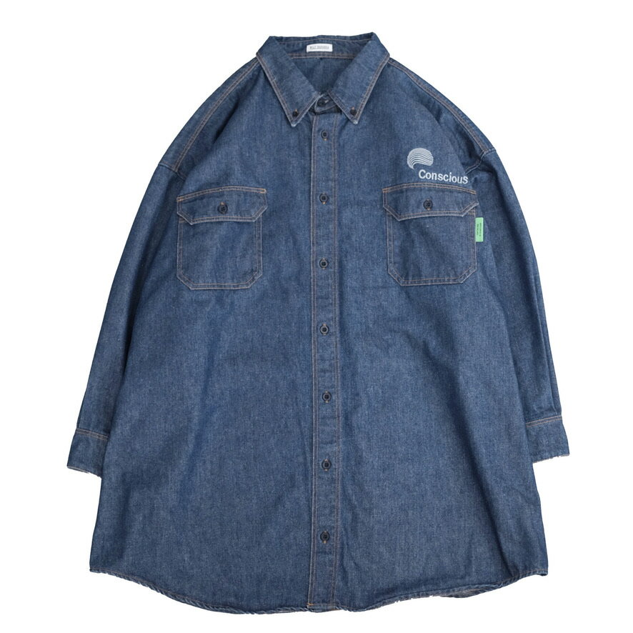 Willy Chavarria ウィリーチャバリア / BIG DADDY BUTTON DOWN DENIM シャツ SHIRTS デニム 送料無料当店通常価格：47,300円(税込)