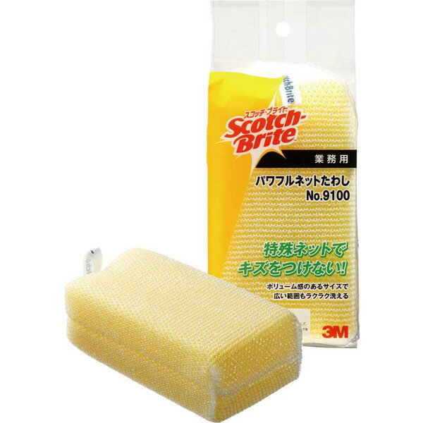 3M パワフルネットたわし 60個入 9100