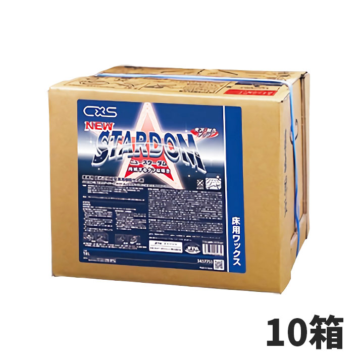 商品名CxS シーバイエス ニュースターダム18L製品型番3457751製造販売元シーバイエス株式会社サイズ340×258×289mm重量19kg内容量18LJAN4536735035674使用目安18Lで約1200〜1500m&sup2;（1回塗布）使用濃度原液粘度(mPa・s)※ 25度で測定6.3mpa・s※不揮発分と合わせて作業感などに影響する値です。10以下での大きな変化はありません不揮発分(%)22.7％※高いほど高濃度で、粘度値と合わせ皮膜厚・光沢耐久・さばき易さなどに影響する値ですシックハウスシックスクール配慮配慮非該当環境ホルモン対応環境省「内分泌攪乱作用を有すると疑われる物質65物質」を原料として使用していません PRTR法化学物質管理促進法（PRTR 法）規制該当物質を原料として使用していません 労働安全衛生法非該当光沢性★★★+耐久性★★★+作業性軽め乾燥性速め▼配達に関わる事項▼※ 法人名が必要ですメーカーからの直送便の都合上、法人名が必要な商品群となります。名前欄・住所欄もしくは領収書宛に法人名の記載をおねがいいたします。※店舗より法人名確認のご連絡をさせて頂く場合があります。※ 時間帯指定不可メーカーからの直送便の都合上、平日着のみの対応となります。時間帯指定や土日祝日配達はお受けできません。備考 法人名でご注文下さい・時間帯指定不可（基本：法人平日AM着）・土日祝日配達不可・代引不可注意事項 床材：リノリウム・リノタイルには使用しないで下さいカタログデータメーカー希望小売価格はメーカーカタログに基づいて掲載しています▼ 同梱について ▼単品配送です同梱不可 (単品配送品は他商品との同梱ができません) ▼ 代金引換 ▼不可(代金引換でのお取引はお受けできません)カート内で選択できますが、不可商品の代引購入は購入後キャンセルとさせて頂きます▼ 時間帯指定 ▼不可(業務用便の為、希望に添えない場合があります)▼ この商品の返品について ▼・こちらの商品は【返品不可】な商品です。出荷後お客様のご都合による返品はお受けできません ・化学製品、取寄せ商品、受注生産商品は性質上、お受けできません ・返品についてはお客様サポート「返品・交換・保証について」をご確認頂き、ご注文にお進みください▼ 出荷・配達について ▼ ・業務用の出荷便の為、日曜・祝日配達はお受けできない事があります ・大型商品や大量個口の場合、業務用配送便でのお届けとなり、マンション上階やビル施設内への配達ができず、軒先渡し・車上渡しとなる場合がございます。その場合は受取人様にてお荷物のお受け取りおよび移動をお願い致します。 ・同時に注文する商品によっては、別々の配達便になる場合があります ・環境を配慮し、出荷時の梱包は簡易もしくは無包装となります 新開発のポリマーとワックスエマルジョンの採用により、耐久性に優れ、透明で高光沢の皮膜が得られる仕上げ剤です。 また、低臭タイプの上、作業性も良いので塗布作業を容易に行えます。