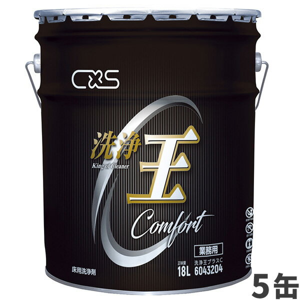 CxS シーバイエス 洗浄王 プラスC 18L（缶） 5缶入 6043204 [代引不可]