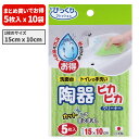 まとめ買いでお得 サンコー SANKO 陶器ピカピカクリーナー グリーン 5枚入 10袋入(@1袋あたり398.2円)BO-87
