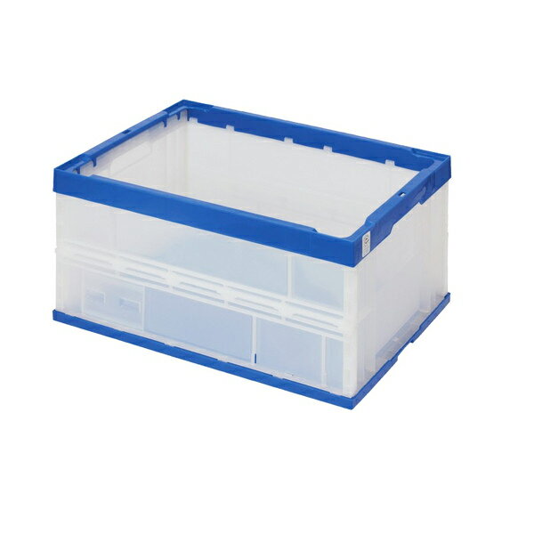 テラモト 折りたたみコンテナ ふたなし STS7DB ゴミ箱 屋内用 4個入 DS-262-107-0 [代引不可]