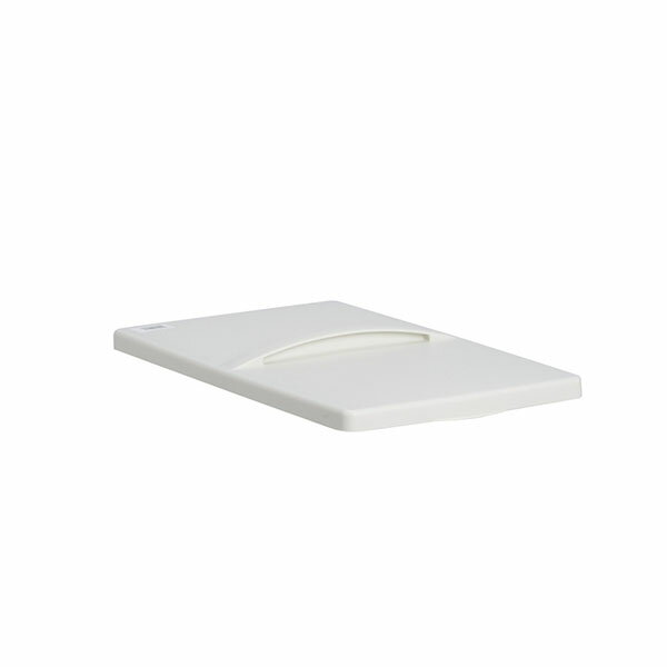For Separated Refuse - テラモト エコン ダストボックス#45 蓋 オフホワイト かぶせフタ ゴミ箱 屋内用 DS-220-205-8 [代引不可]
