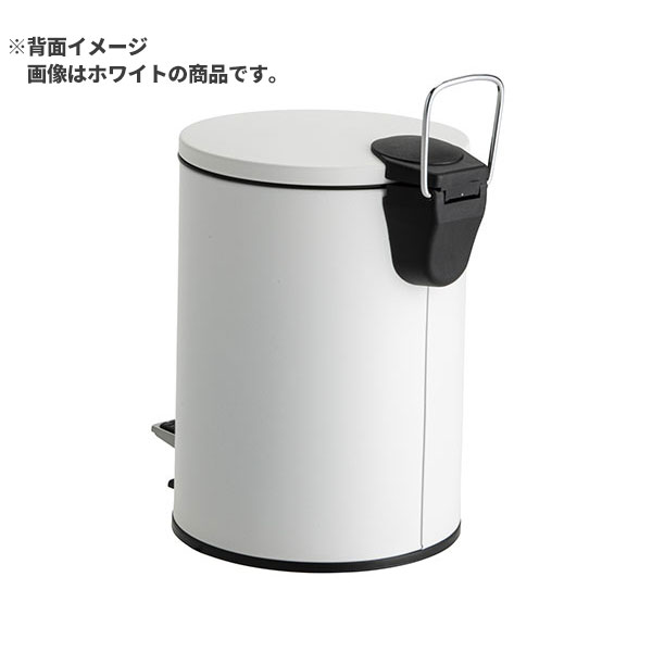 テラモト ペダルボックス 静音タイプ ステン 3L ゴミ箱(屋内用) DS-238-703-0 [3]