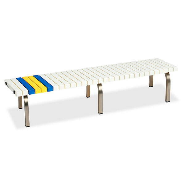 セール価格 テラモト ホームベンチ ステン 1800 白 BC-302-318-5 [代引不可]