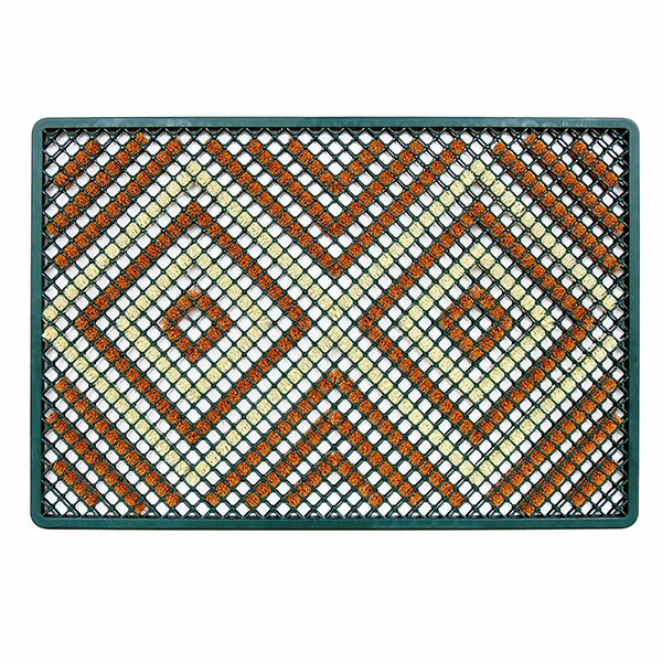 テラモト テラマット ダイヤ グリーン マット(屋外) 600×900mm MR-100-340-1 [代引不可]