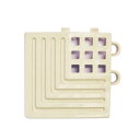 テラモト タッチマット2専用ふち 角ふち アイボリー スノコ MR-064-690-8