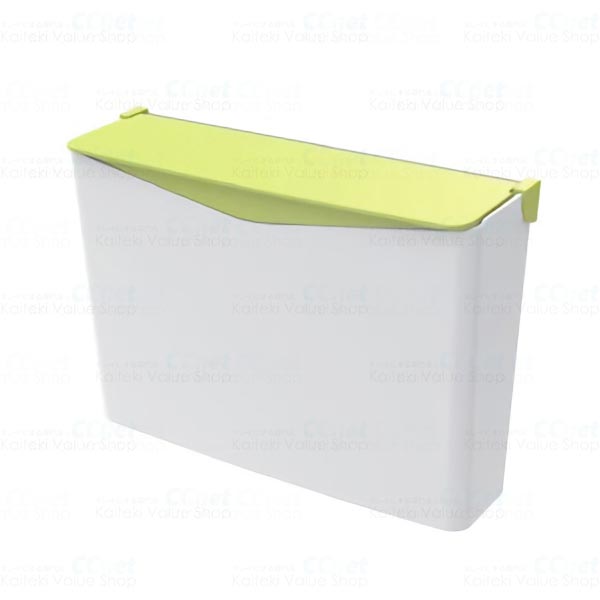 テラモト エコペーパーポケットN フラップフタ付 ブラック ゴミ箱 屋内用 DS-451-000-7