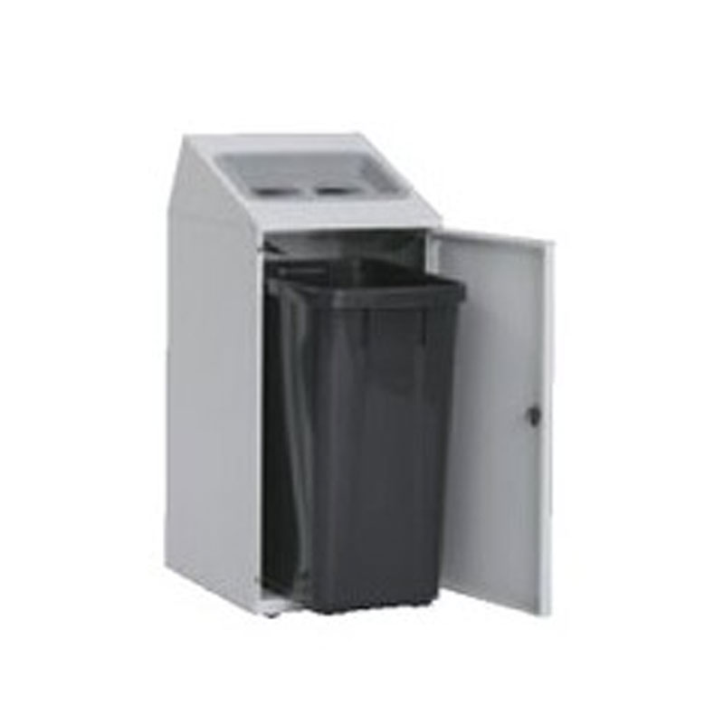 セール価格 テラモト ニートSLF プラスチック用 オフホワイト 47.5L ゴミ箱 屋内用 DS-166-415-7 [代引不可] [2]