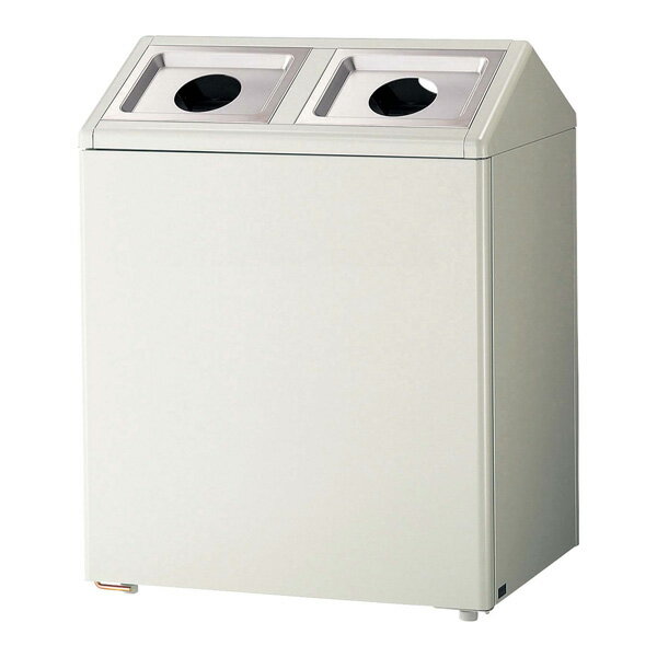 Dustbins - セール価格 山崎産業 リサイクルボックス SGK-6345 丸穴 45L×2 ゴミ箱(屋内用) YW-156L-ID [代引不可]