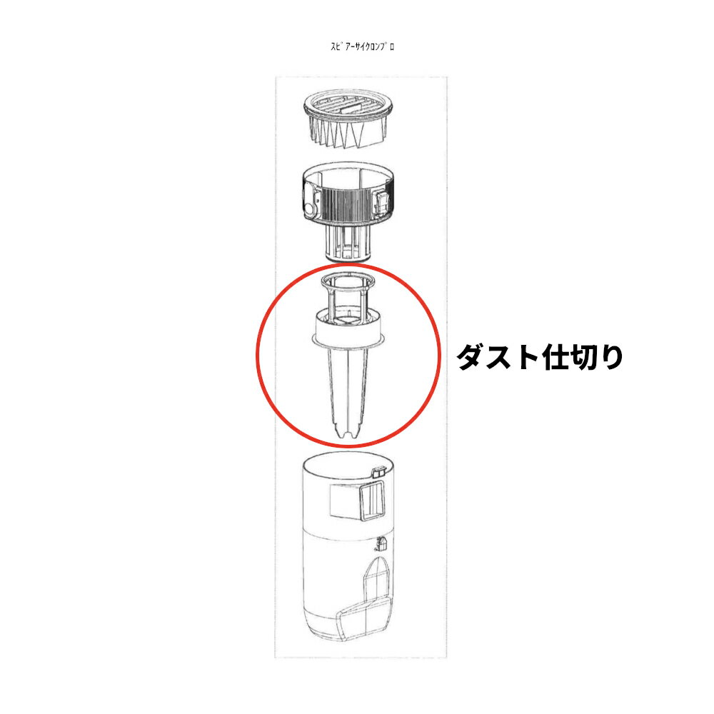 樂天商城 - 蔵王産業 スピアーサイクロンプロ用 ダスト仕切り 550-4018