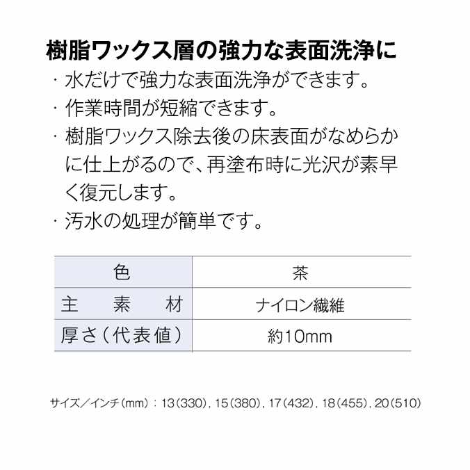 まとめ買い ポリッシャー用フロアパッド スコッチ・ブライト サーフェスプリパレー...