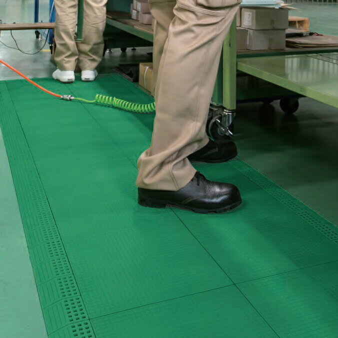 Rakuten - ジョイント制電マット2【30cm×30cm】 テラモト MR-009-178-1 静電気除去 工場 機械