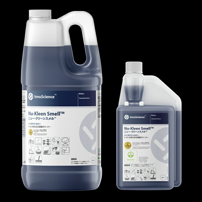 レストルームのあらゆる表面クリーナー ニュー クリーンスメル Nu-Kleen Smell 4L x 2本 900mL x 6本 ..
