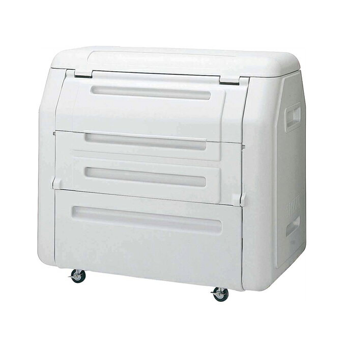 Rakuten - ゴミ収集庫 ダストボックス ＃1000 山崎産業 YD-136L-PC ダストボックス ゴミ集積場 マンション 【代引決済不可】