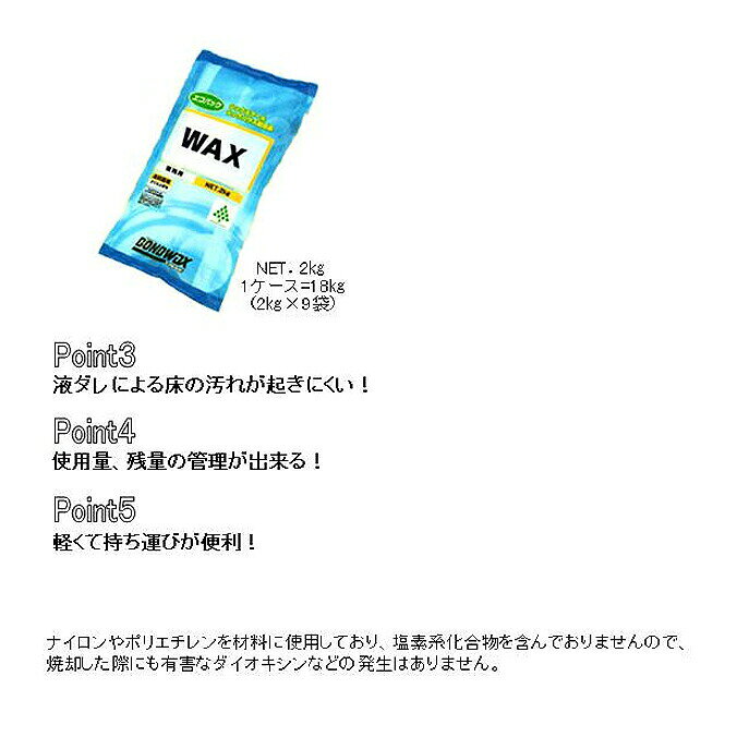 コニシ ワックス グラッシー エコパック 2kg×9袋