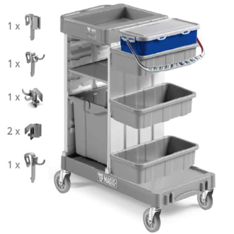 リンレイ プロフィット ハイジェニックカートB125（楽天・業務用品SHOP Clean Depot）