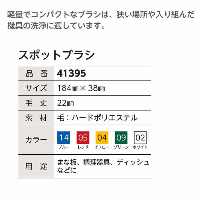 【狭い場所洗浄用ブラシ】ミニハンドルブラシ(カーライル CARLISLE-41395)(厨房 台...