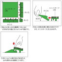 つなげる人工芝 ユニットターフ家庭用ふち 角ふち 【75×75mm】(テラモト MR-002-691-9) (施工が簡単なジョイント式 激安)