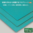 保護フロアシート (切り売り)ターポリンシート【(厚さ1.00mm)約137cm×10m】(テラモト MR-150-300-0)(体育館 イベント会場 通路 学校 工場) (サイズオーダー対応商品)(3)