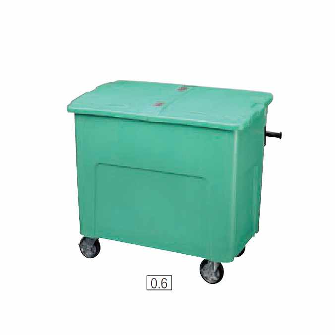 リサイクルカート アウトバー 600L(山崎産業 YD-141L-PC) (ゴミ収集庫 ゴミ箱 ダストボックス ゴミ集積場 マンション 激安)【代引決済不可】