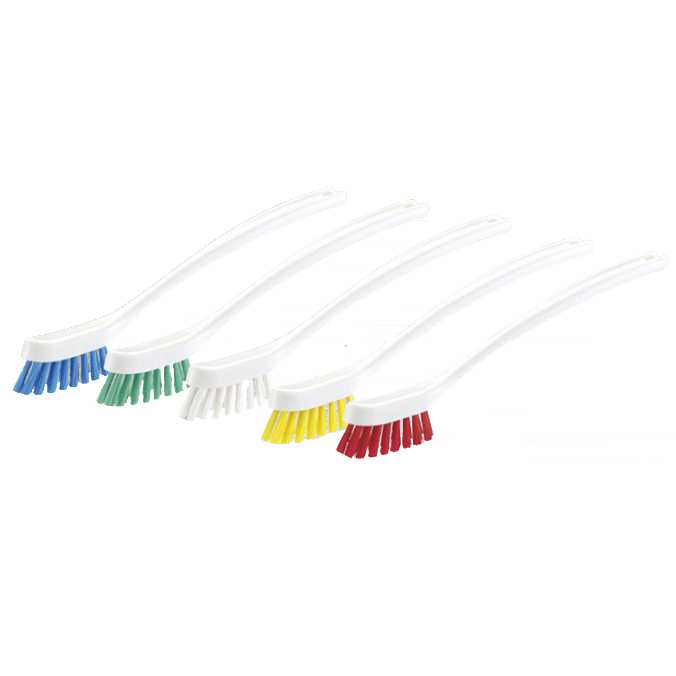 【清掃用ブラシ】HGスリムブラシ柄付き (山崎産業 CL615-000U-MB)(厨房 台所 清掃用品)