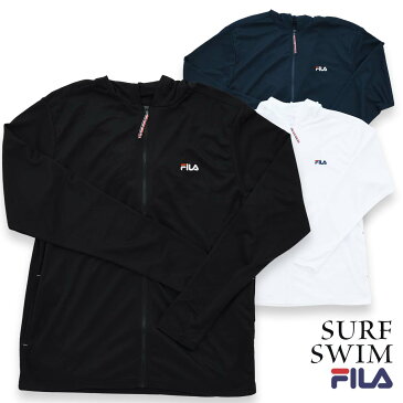 FILA UV長袖ラッシュパーカー 水陸兼用 スポーツメッシュ メンズ ストレッチ スポーツ フィラ