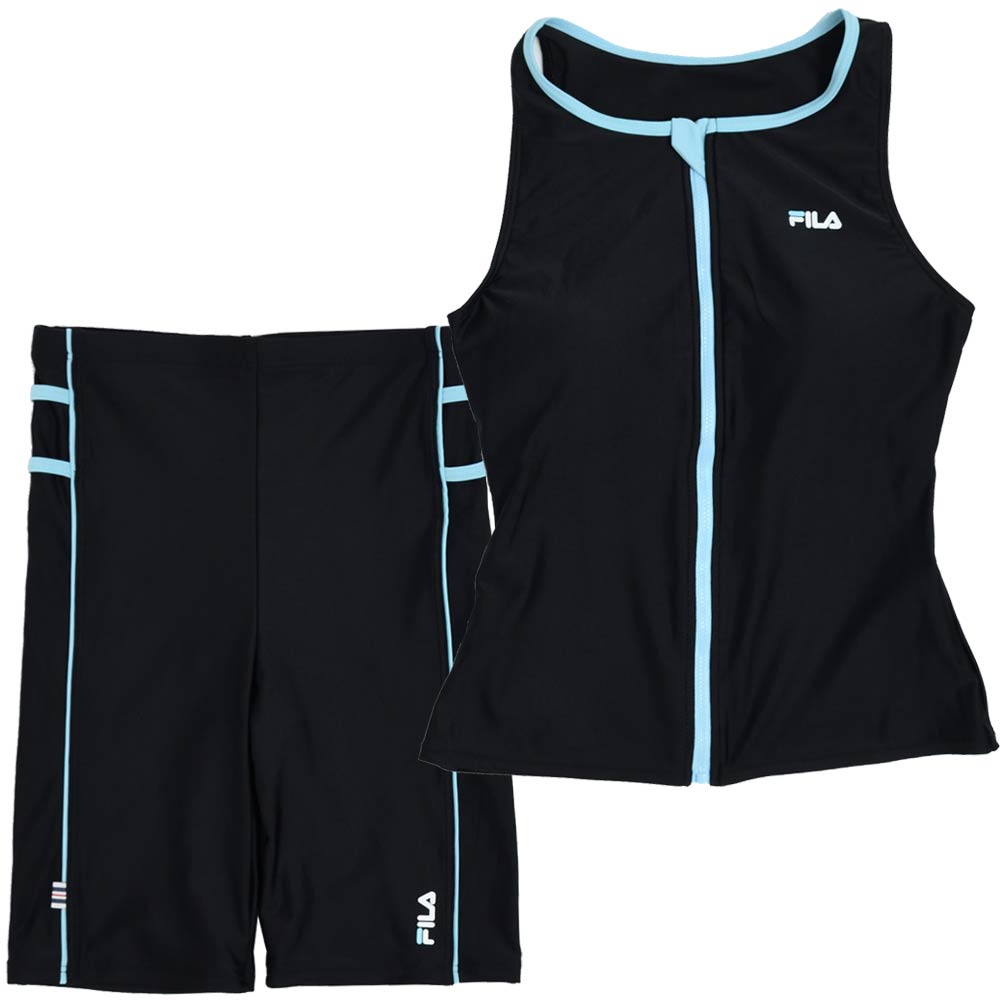 閉店セーノレ！FILA スクール水着 大人サイズタンキニ フィラ ジュニアセパレート ...