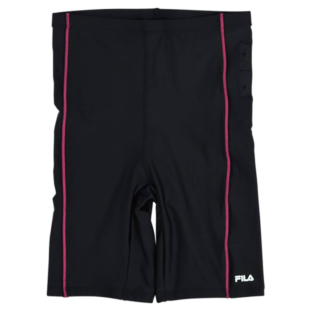 FILA フィットネス水着 レディース 配色袖付きフルジップセパレート 半袖水着 スイミング めくれ防止 フィラ 大きいサイズ 3