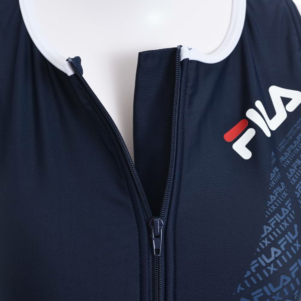 閉店セーノレ！FILA フィットネス水着 レディース フルジップセパレート タンキニ...