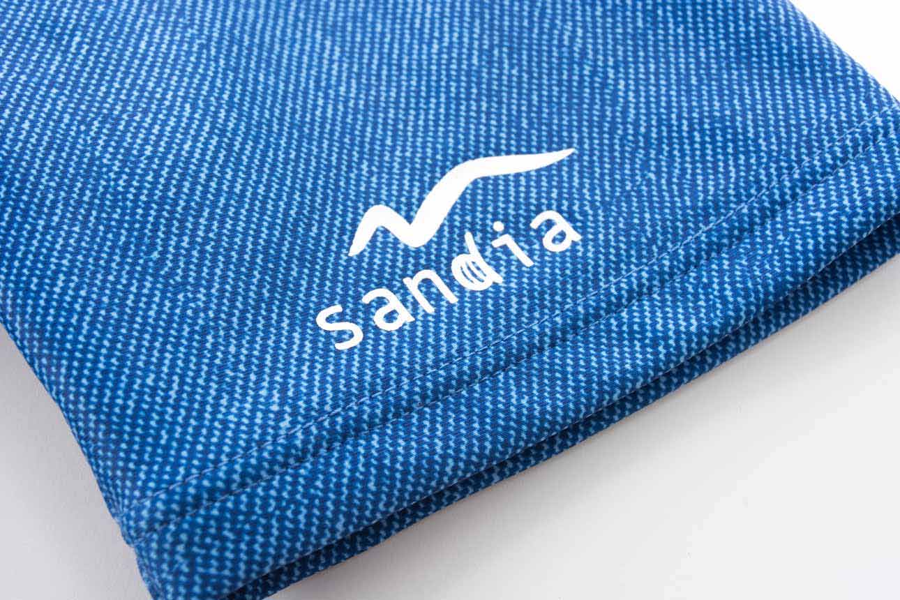 【Sandiaサンディア】子供水着男の子ラッシュガードセットグリーンボーダー