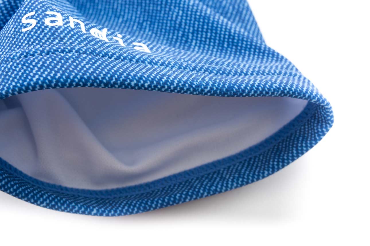 【Sandiaサンディア】子供水着男の子ラッシュガードセットグリーンボーダー