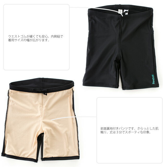Reebokデニム柄フィットネス水着タンクトップフルジッパーセパレートレディースレビューを書いて送料無料リーボック